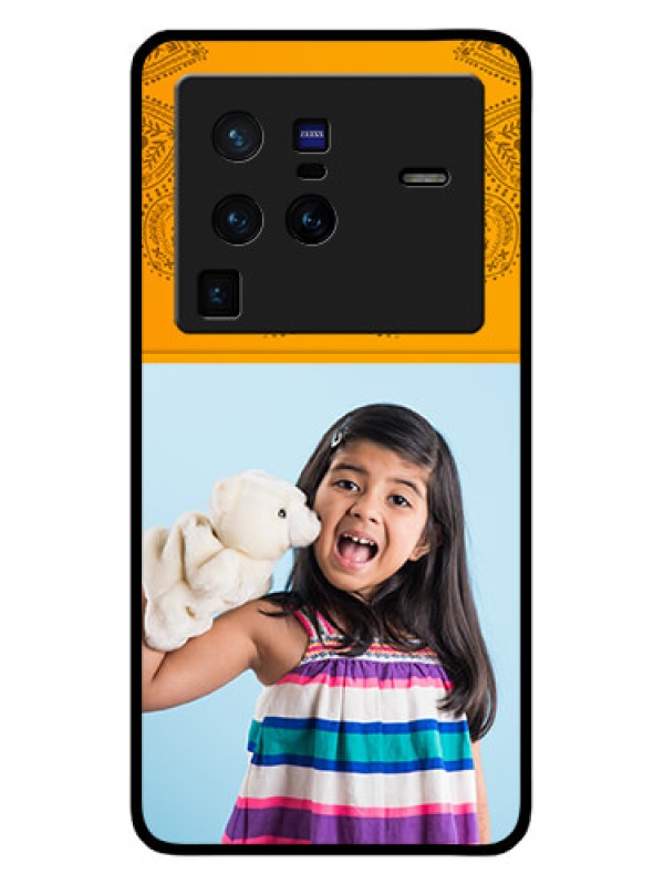 Custom Vivo X80 Pro 5G Personalized Glass Phone Case - Photo Wedding Design