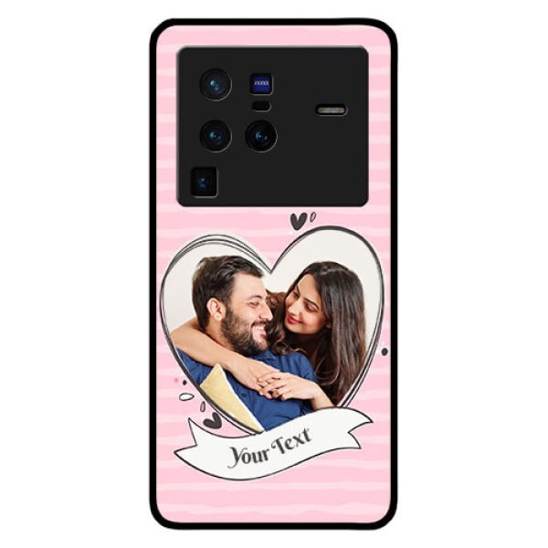 Vivo X80 Pro 5G Custom Glass Phone Case - Vintage Heart Design