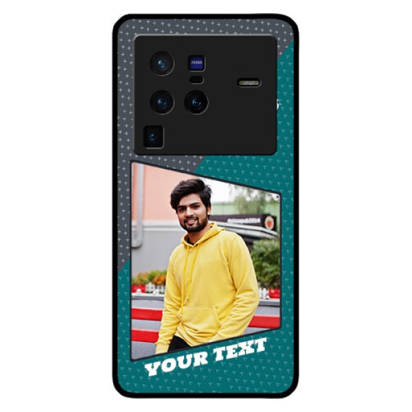 Vivo X80 Pro 5G Personalized Glass Phone Case - Background Pattern Design with Quote Vivo X80 Pro 5G Personalized Glass Phone Case - Background Pattern Design with Quote