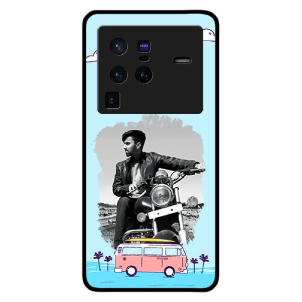 Vivo X80 Pro 5G Photo Printing on Glass Case - Travel & Adventure Design
