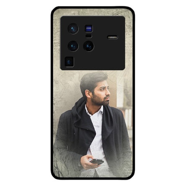 Vivo X80 Pro 5G Custom Glass Phone Case - with vintage design