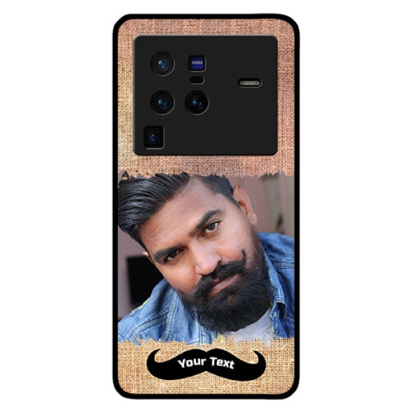 Vivo X80 Pro 5G Personalized Glass Phone Case - with Texture Design