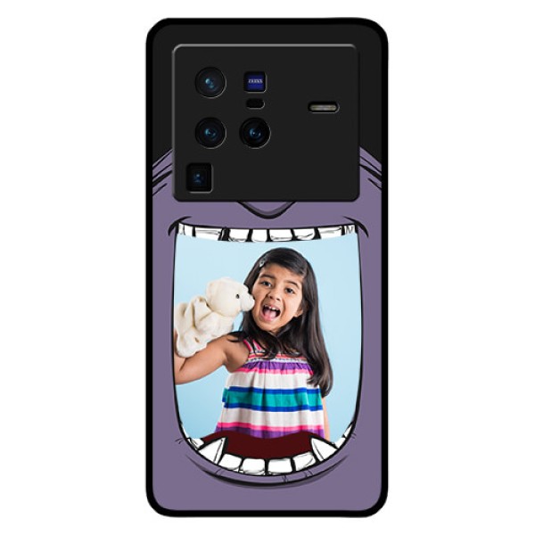 Vivo X80 Pro 5G Custom Glass Phone Case - Angry Monster Design