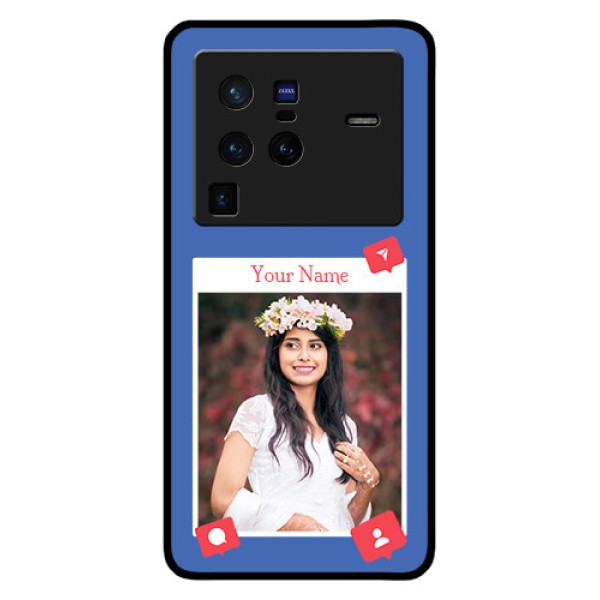 Vivo X80 Pro 5G Custom Glass Phone Case - Like Share And Comment Design Vivo X80 Pro 5G Custom Glass Phone Case - Like Share And Comment Design