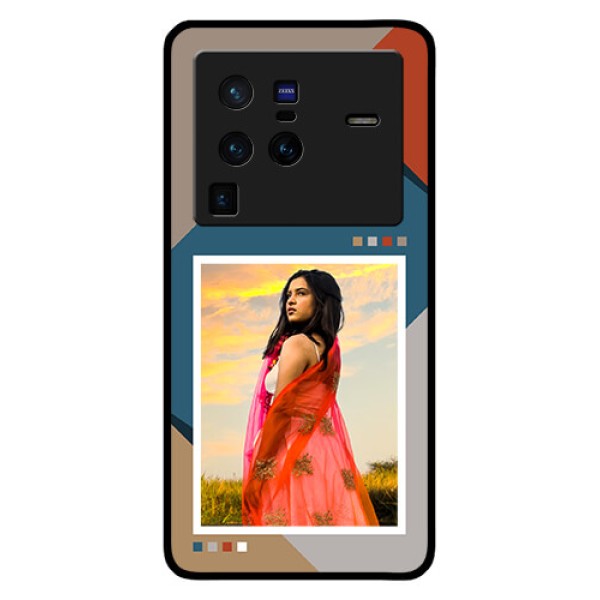 Vivo X80 Pro 5G Personalized Glass Phone Case - Retro color pallet Design Vivo X80 Pro 5G Personalized Glass Phone Case - Retro color pallet Design