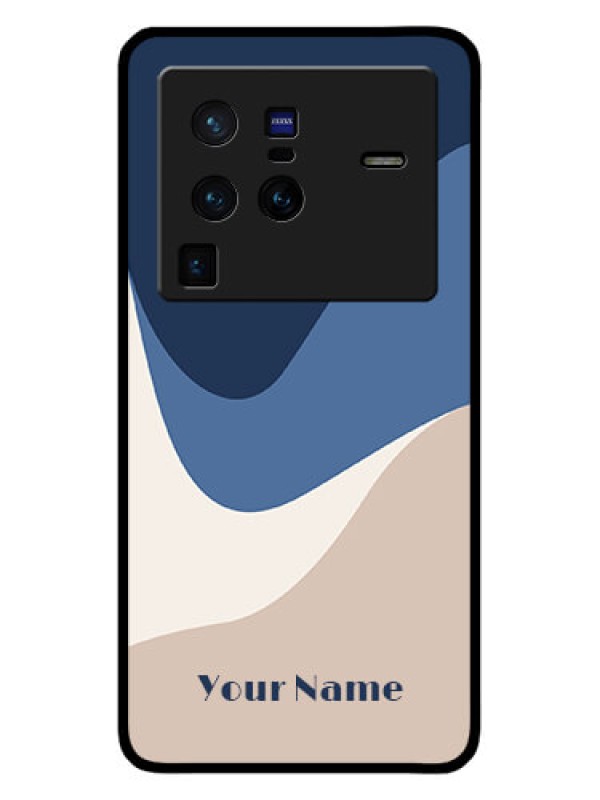 Custom Vivo X80 Pro 5G Custom Glass Phone Case - Abstract Drip Art Design
