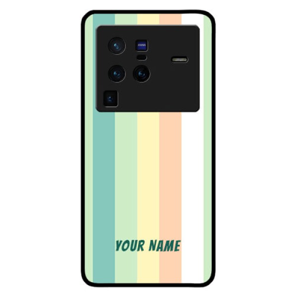 Vivo X80 Pro 5G Photo Printing on Glass Case - Multi-colour Stripes Design Vivo X80 Pro 5G Photo Printing on Glass Case - Multi-colour Stripes Design