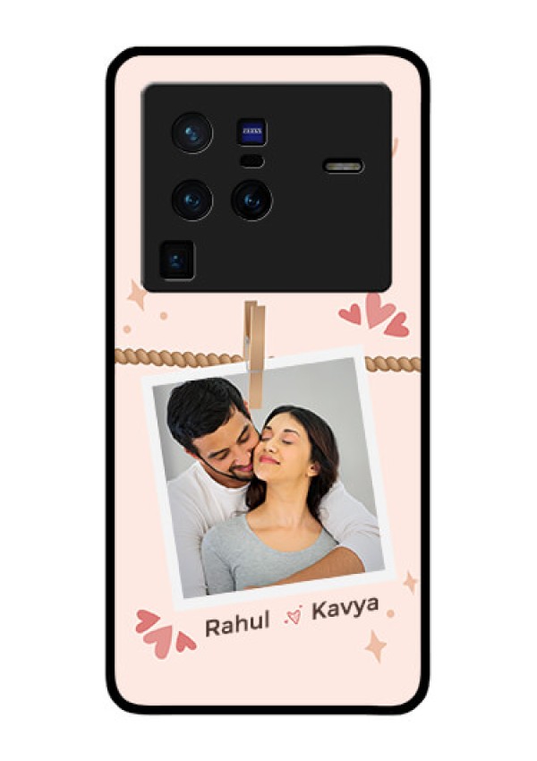Vivo X80 Pro 5G Custom Glass Phone Case - Forever and ever love Design