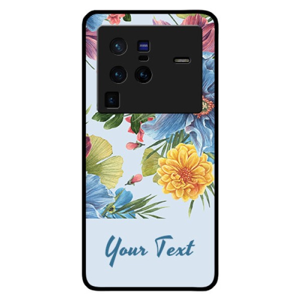 Vivo X80 Pro 5G Custom Glass Mobile Case - Stunning Watercolored Flowers Painting Design Vivo X80 Pro 5G Custom Glass Mobile Case - Stunning Watercolored Flowers Painting Design