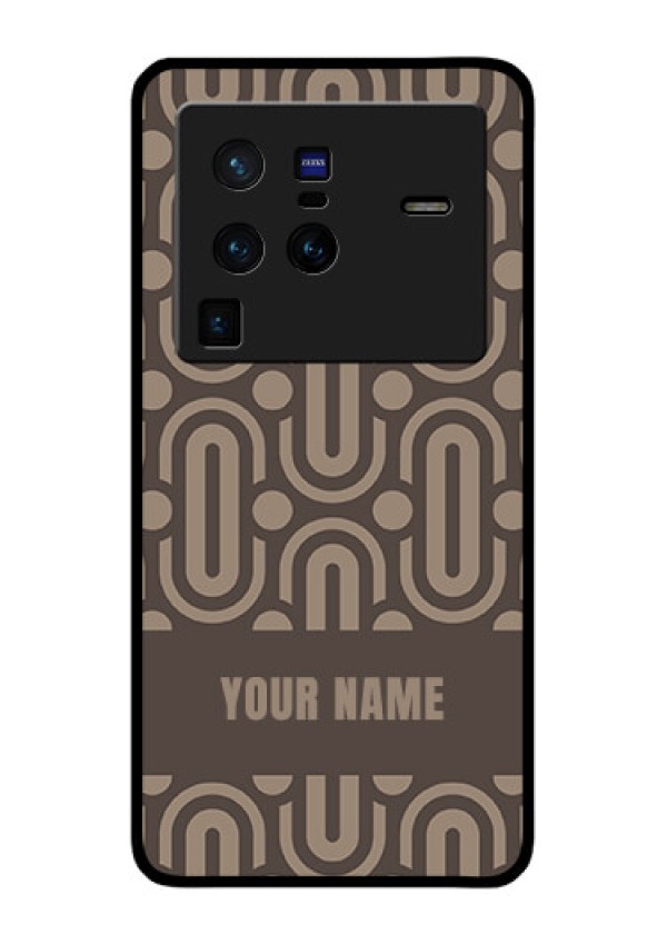 Vivo X80 Pro 5G Custom Glass Phone Case - Captivating Zero Pattern Design