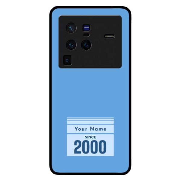 Vivo X80 Pro 5G Custom Glass Mobile Case - Custom Year of birth Design