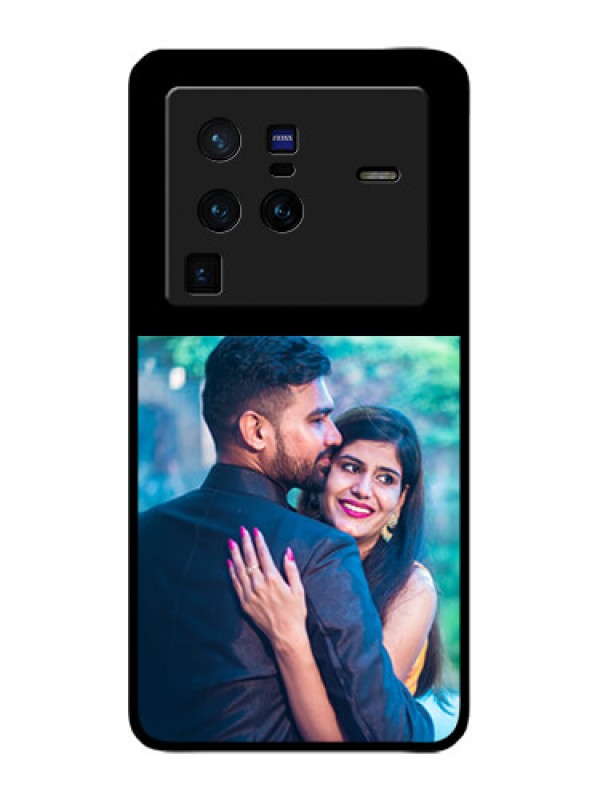 Custom Vivo X80 Pro 5G Custom Glass Phone Case - Upload Full Picture With Custom Color Design