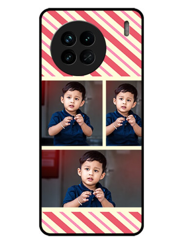 Custom Vivo X90 5G Personalized Glass Phone Case - Picture Upload Mobile Case Design