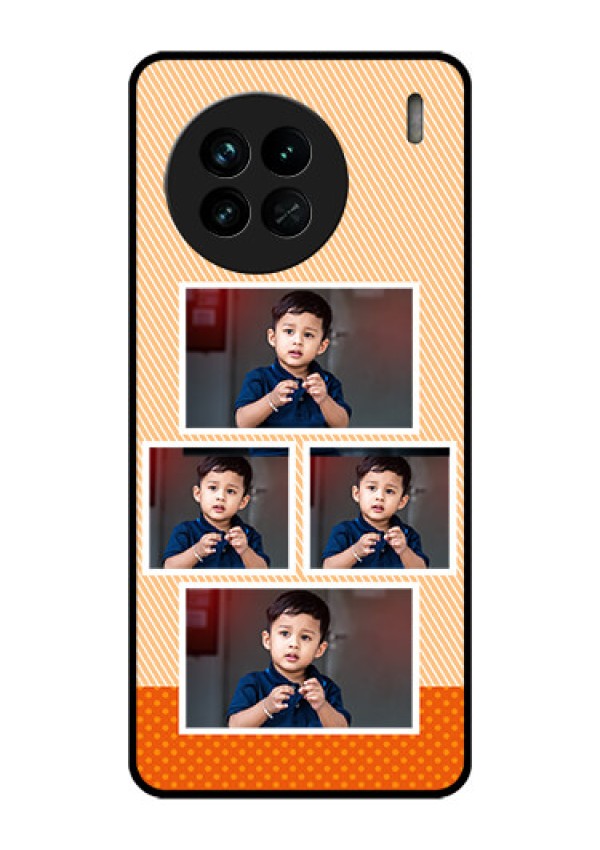 Vivo X90 5G Photo Printing on Glass Case - Bulk Photos Upload Design
