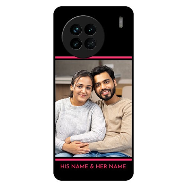 Vivo X90 5G Custom Glass Mobile Case - with Add Text Design