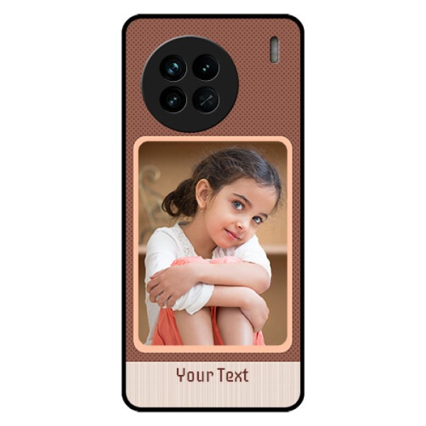 Vivo X90 5G Custom Glass Phone Case - Simple Pic Upload Design