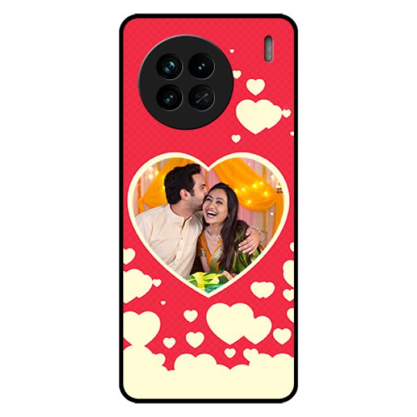 Vivo X90 5G Custom Glass Mobile Case - Love Symbols Phone Cover Design Vivo X90 5G Custom Glass Mobile Case - Love Symbols Phone Cover Design