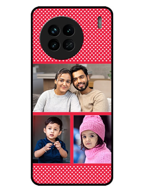 Custom Vivo X90 5G Personalized Glass Phone Case - Bulk Pic Upload Design