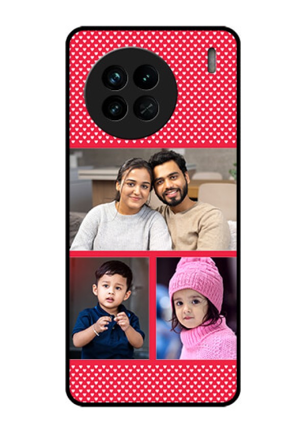 Vivo X90 5G Personalized Glass Phone Case - Bulk Pic Upload Design