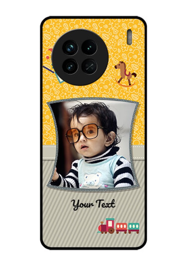Vivo X90 5G Personalized Glass Phone Case - Baby Picture Upload Design