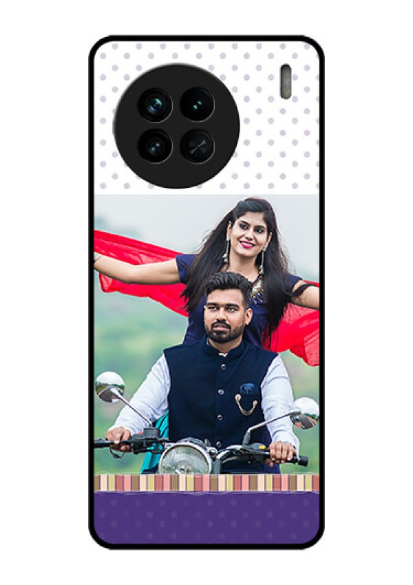 Vivo X90 5G Photo Printing on Glass Case - Cute Family Design