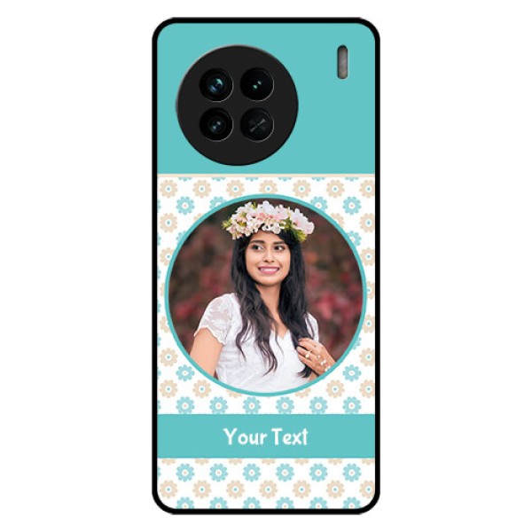 Vivo X90 5G Custom Glass Mobile Case - Beautiful Flowers Design