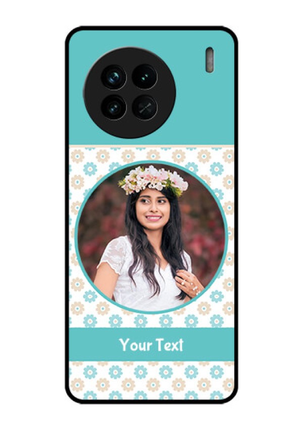 Vivo X90 5G Custom Glass Mobile Case - Beautiful Flowers Design