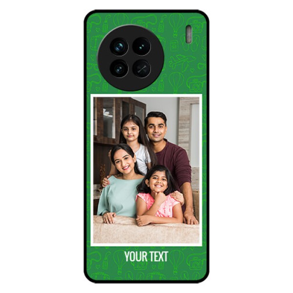 Vivo X90 5G Personalized Glass Phone Case - Picture Upload Design