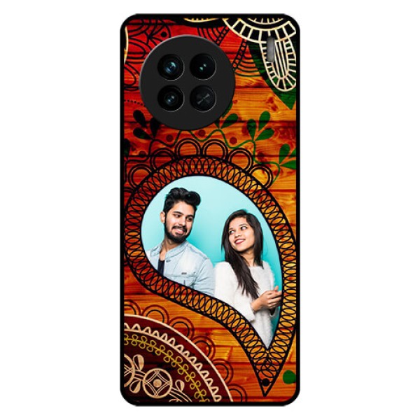 Vivo X90 5G Personalized Glass Phone Case - Abstract Colorful Design