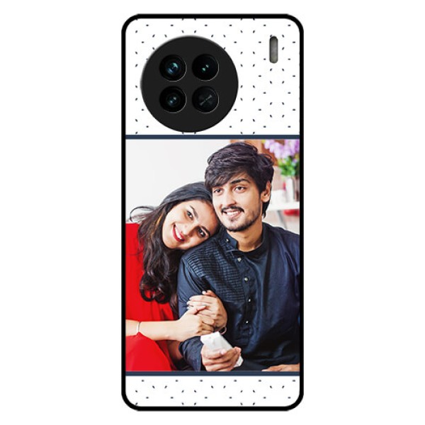 Vivo X90 5G Personalized Glass Phone Case - Premium Dot Design