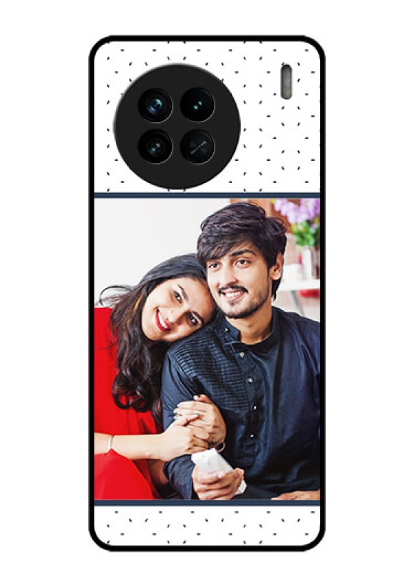 Vivo X90 5G Personalized Glass Phone Case - Premium Dot Design