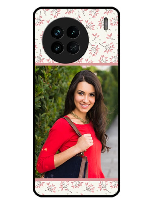 Custom Vivo X90 5G Custom Glass Phone Case - Premium Floral Design