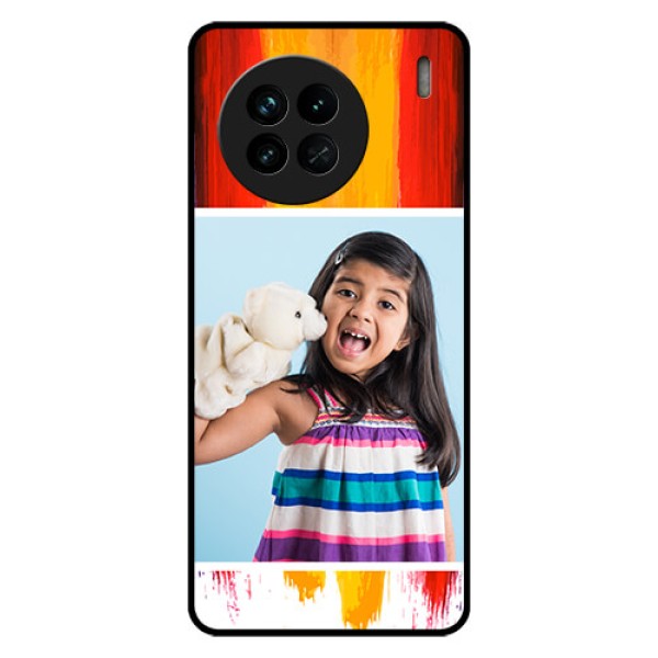 Vivo X90 5G Personalized Glass Phone Case - Multi Color Design