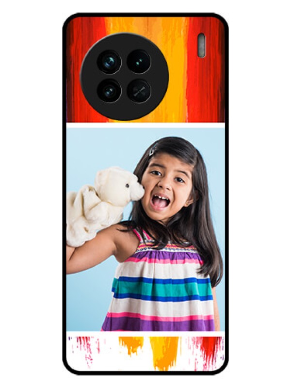 Custom Vivo X90 5G Personalized Glass Phone Case - Multi Color Design