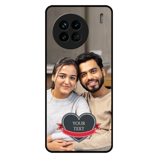 Vivo X90 5G Custom Glass Phone Case - Just Married Couple Design