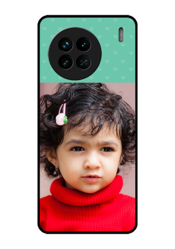Vivo X90 5G Custom Glass Phone Case - Lovers Picture Design