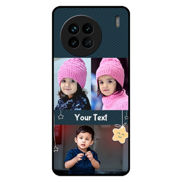 Vivo X90 5G Custom Glass Mobile Case - Hanging Stars Design