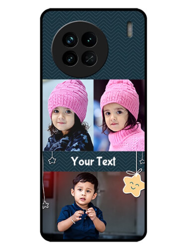 Custom Vivo X90 5G Custom Glass Mobile Case - Hanging Stars Design