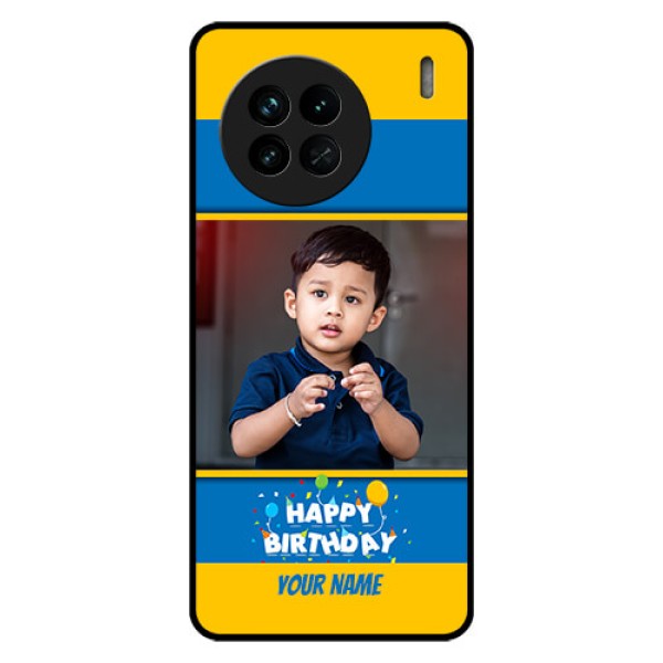 Vivo X90 5G Custom Glass Mobile Case - Birthday Wishes Design