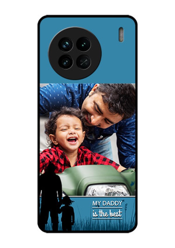Vivo X90 5G Custom Glass Mobile Case - Best dad design