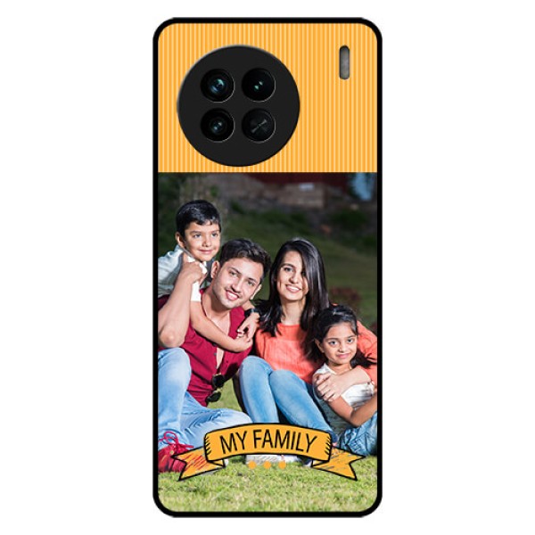 Vivo X90 5G Custom Glass Phone Case - My Family Design