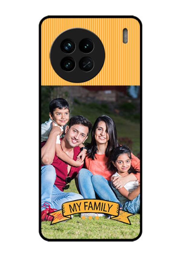 Vivo X90 5G Custom Glass Phone Case - My Family Design