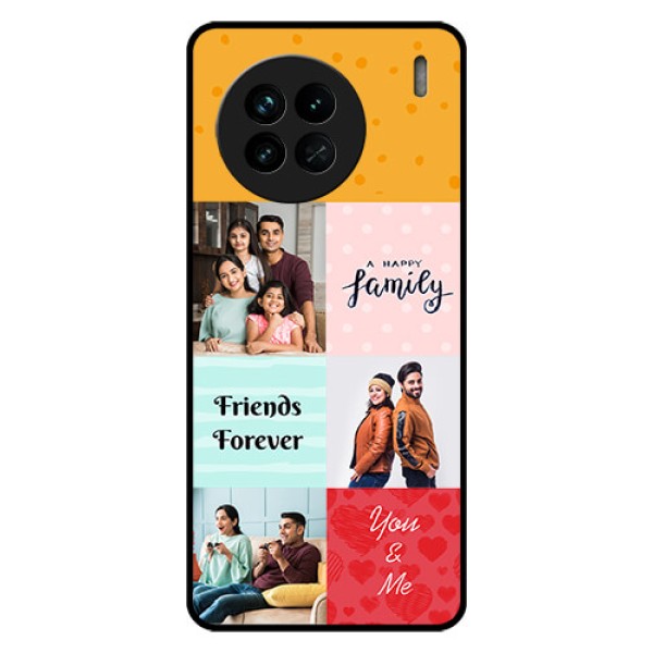Vivo X90 5G Personalized Glass Phone Case - Images with Quotes Design