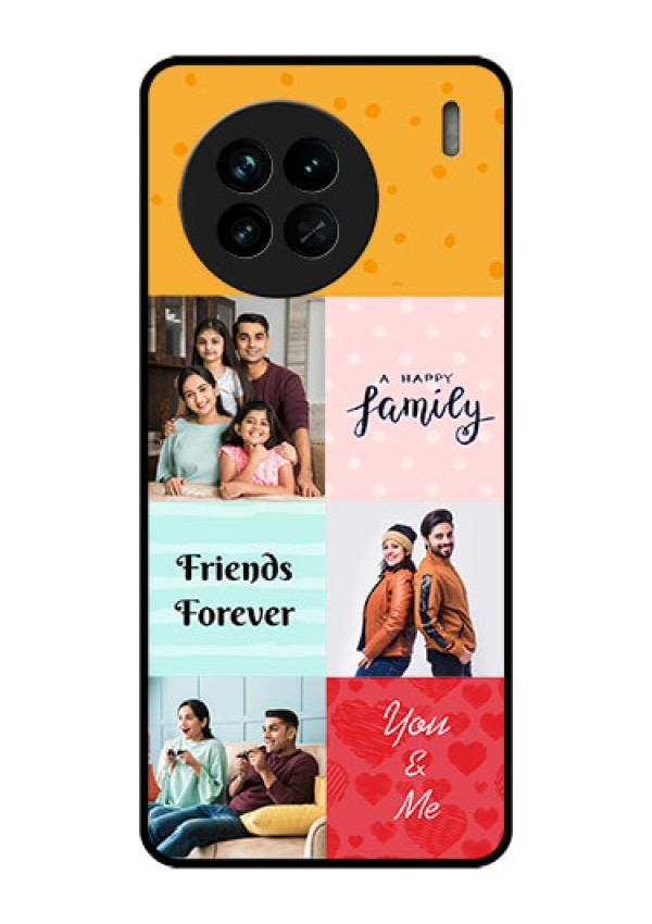 Vivo X90 5G Personalized Glass Phone Case - Images with Quotes Design