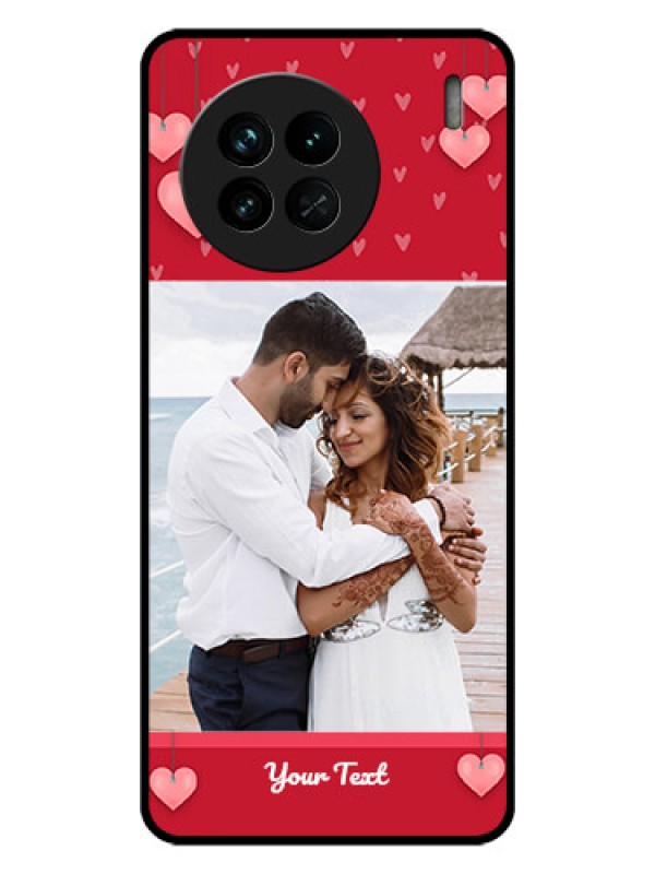 Custom Vivo X90 5G Custom Glass Phone Case - Valentines Day Design