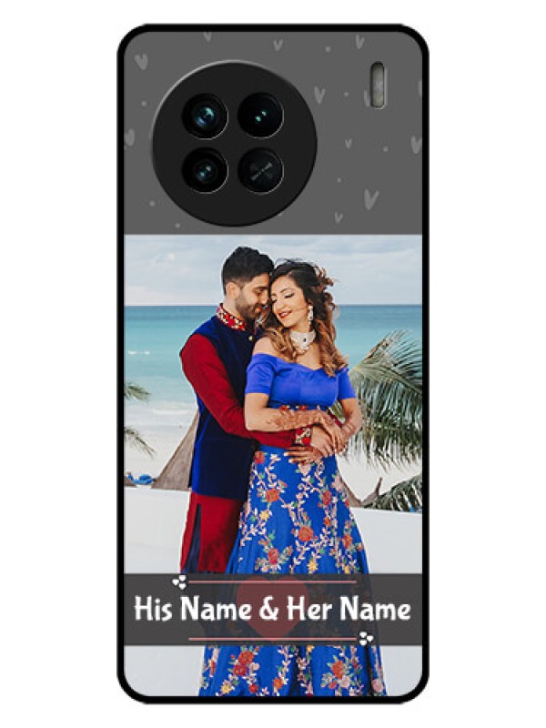 Custom Vivo X90 5G Custom Glass Mobile Case - Buy Love Design with Photo Online