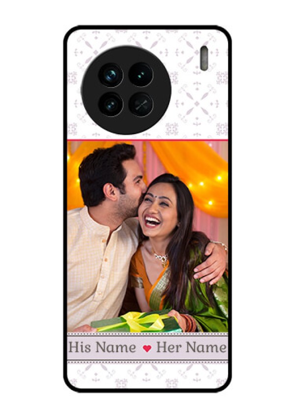 Vivo X90 5G Custom Glass Mobile Case - with Photo and Ethnic Design