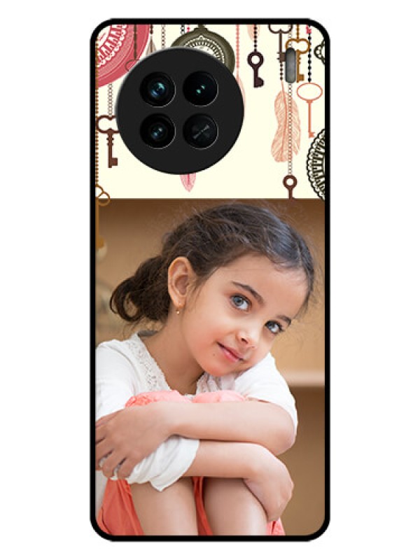 Custom Vivo X90 5G Custom Glass Mobile Case - Boho Style Design