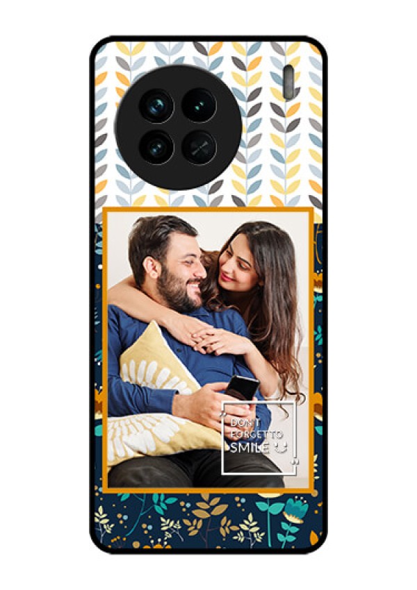 Vivo X90 5G Custom Glass Mobile Case - Pattern Design
