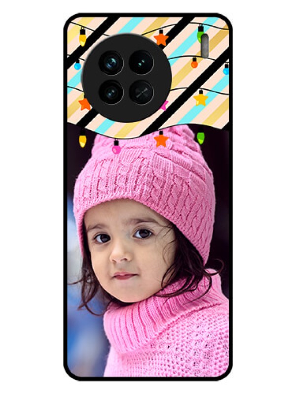 Custom Vivo X90 5G Custom Glass Mobile Case - Lights Hanging Design